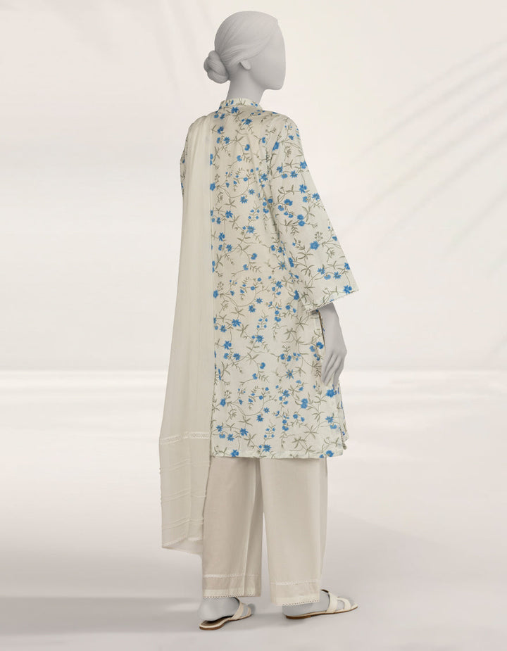 Liminal White Stitched Suit - J. Junaid Jamshed