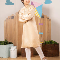 Polyester Brown Special Kurta - J. Junaid Jamshed