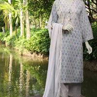Lawn Multi Unstitched Suit - J. Junaid Jamshed