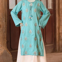 Lawn Blue Kurti - J. Junaid Jamshed