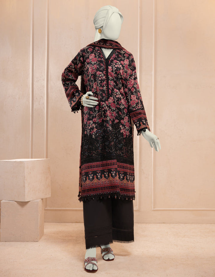 Lawn Multicolor Unstitched Suit - J. Junaid Jamshed