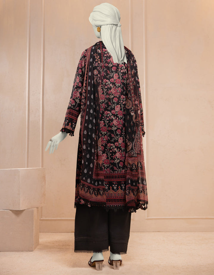 Lawn Multicolor Unstitched Suit - J. Junaid Jamshed