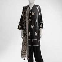 Lawn Multicolor Unstitched Suit - J. Junaid Jamshed
