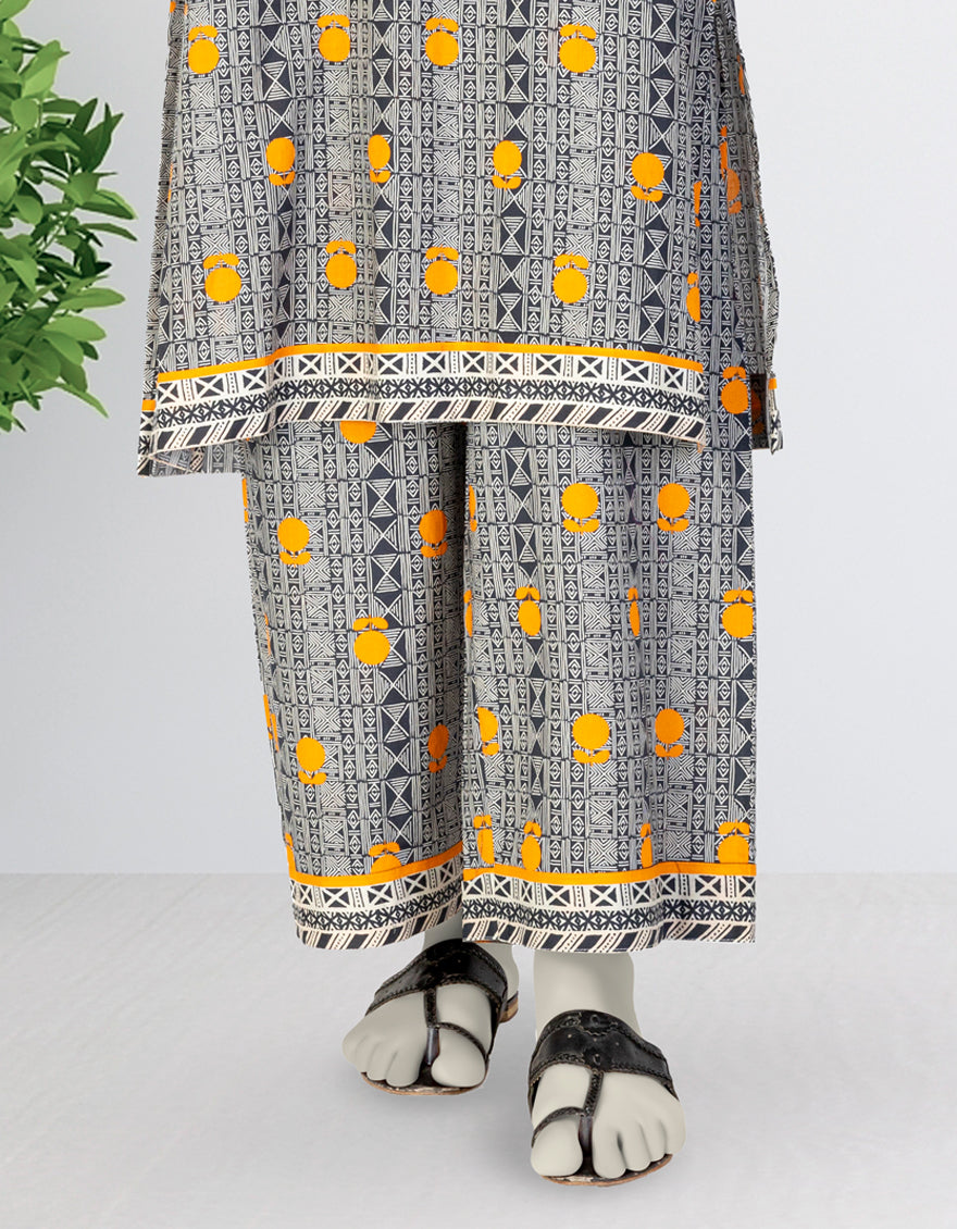 Lawn Black Trousers - J. Junaid Jamshed