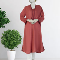 Lawn Brown Kurti - J. Junaid Jamshed