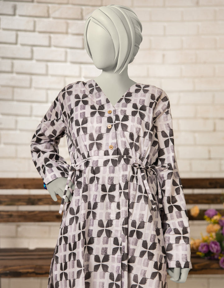 Lawn Multicolor Kurti - J. Junaid Jamshed