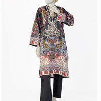 Lawn Multicolor Kurti - J. Junaid Jamshed