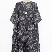 Lawn Black Kurti - J. Junaid Jamshed