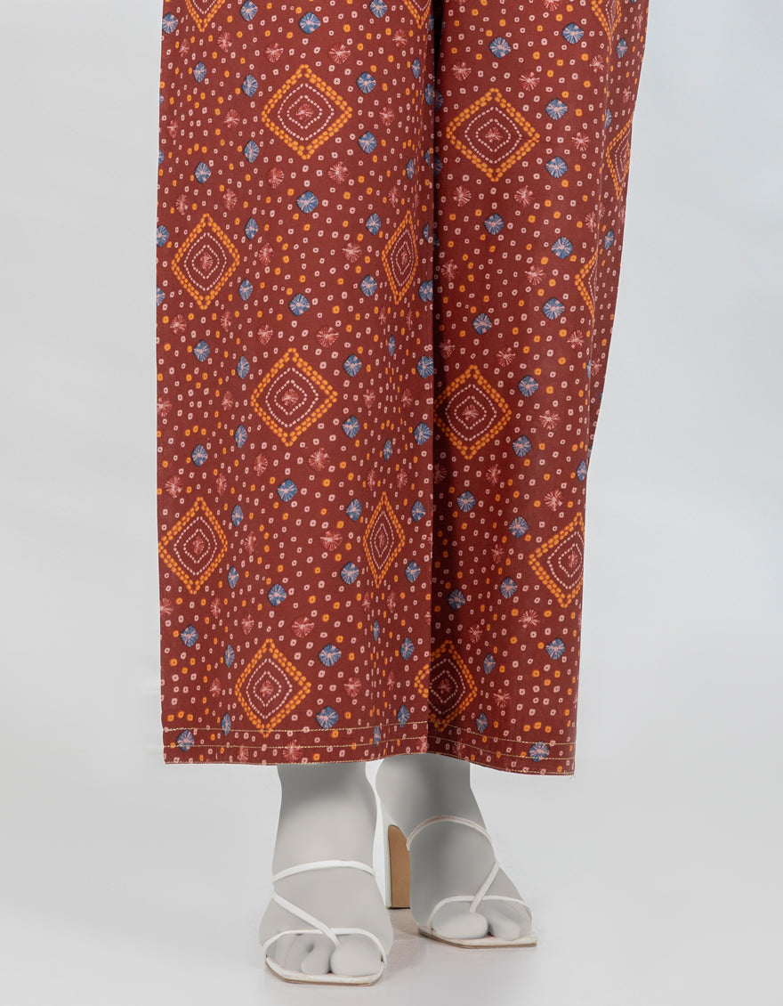 Lawn Multicolor Trouser - J. Junaid Jamshed