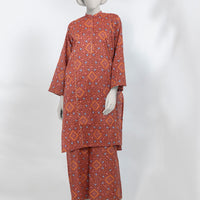 Lawn Multicolor Kurti - J. Junaid Jamshed