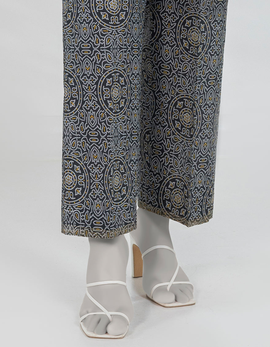 Lawn Black Trouser - J. Junaid Jamshed