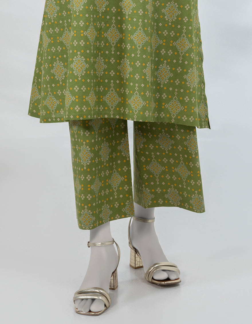 Lawn Green Trouser - J. Junaid Jamshed
