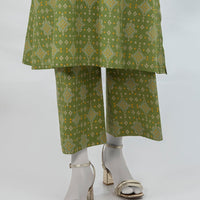 Lawn Green Trouser - J. Junaid Jamshed