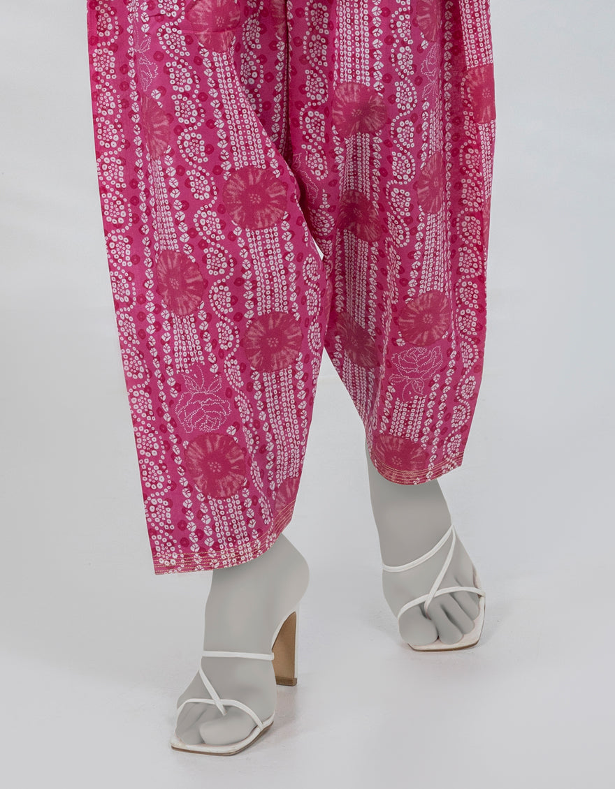 Lawn Pink Shalwar - J. Junaid Jamshed