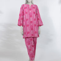 Lawn Pink Kurti - J. Junaid Jamshed