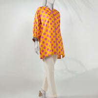 Lawn Orange Kurti - J. Junaid Jamshed