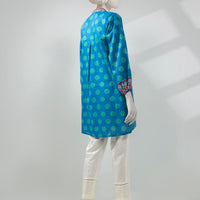 Lawn Blue Kurti - J. Junaid Jamshed