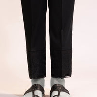 Lawn Black Trouser - J. Junaid Jamshed