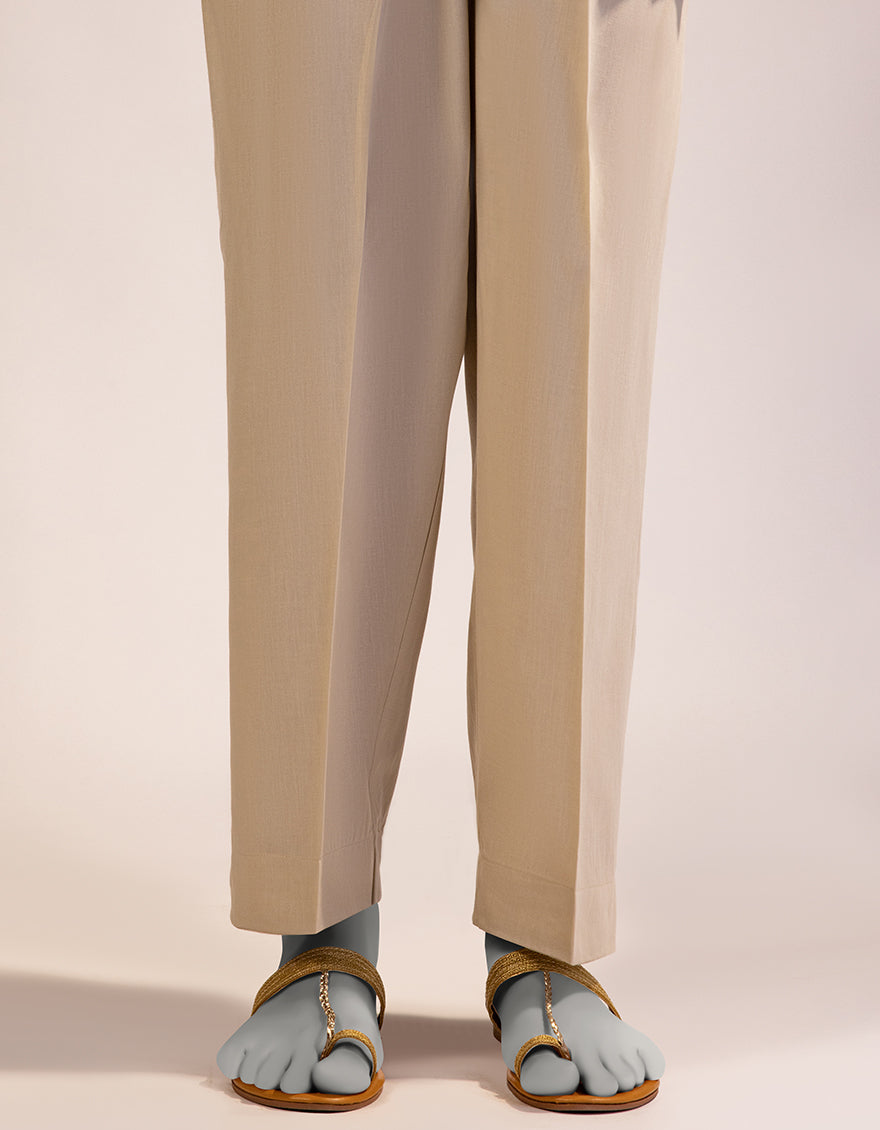 Lawn Grey Trouser - J. Junaid Jamshed