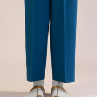 Lawn Blue Trouser - J. Junaid Jamshed