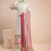 Lawn Green Unstitched Suit - J. Junaid Jamshed