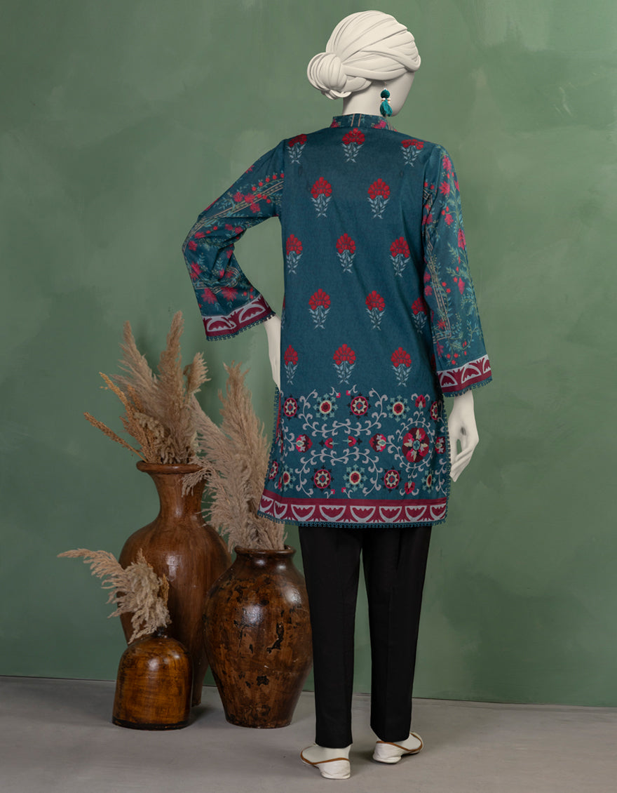 Lawn Multicolor Unstitched Shirt - J. Junaid Jamshed