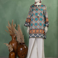 Lawn Multicolor Unstitched Shirt - J. Junaid Jamshed