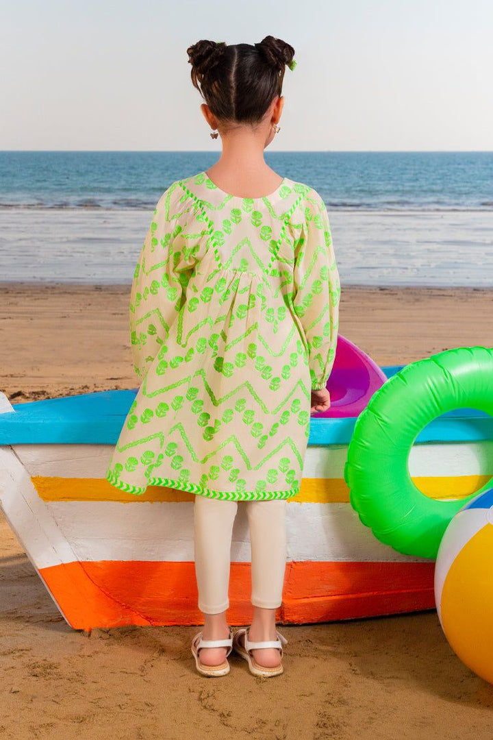 Lawn White Kurti - J. Junaid Jamshed