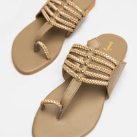 Grey Chappal - J. Junaid Jamshed