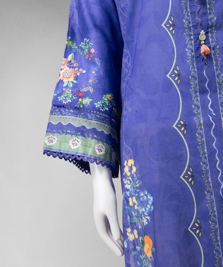 Liminal Purple Unstitched Suit - J. Junaid Jamshed