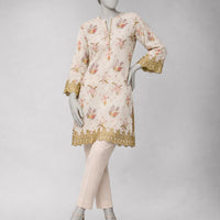 Lawn Multicolor Unstitched Suit - J. Junaid Jamshed