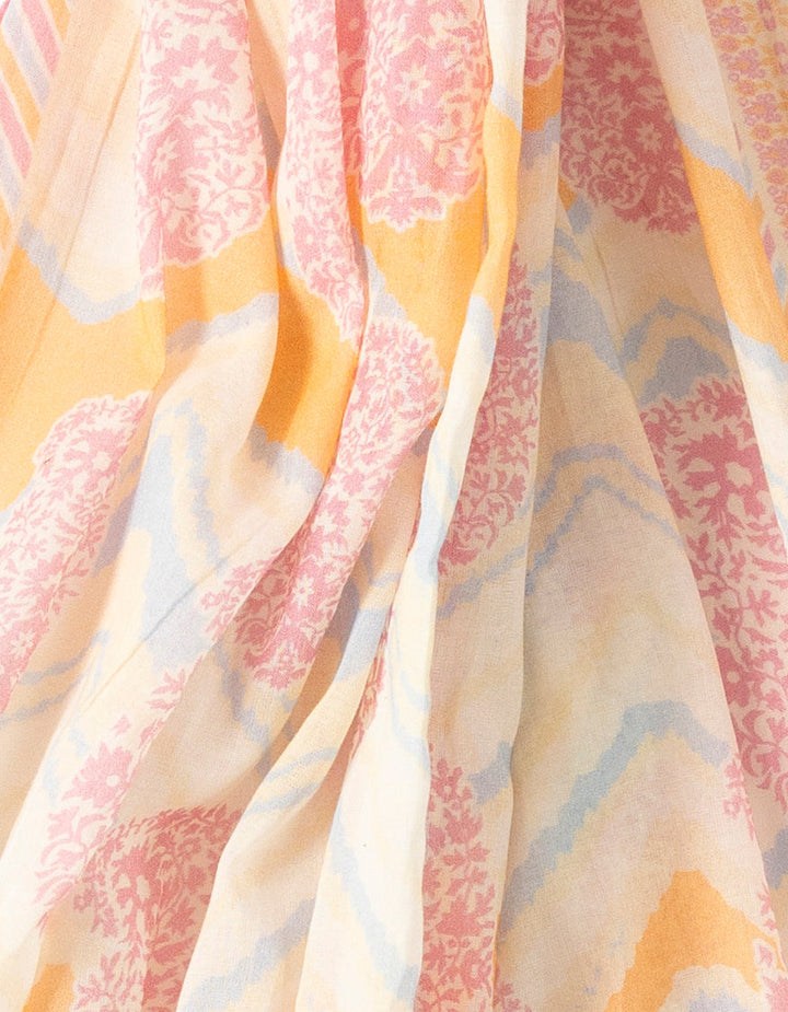 Lawn Multicolor Dupatta - J. Junaid Jamshed