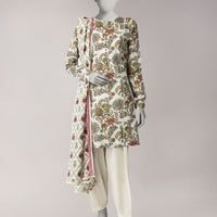 Lawn Green Unstitched Suit - J. Junaid Jamshed