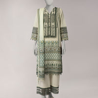 Lawn Multicolor Unstitched Suit - J. Junaid Jamshed