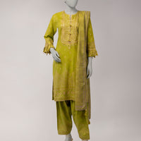 Lawn Multicolor Unstitched Suit - J. Junaid Jamshed