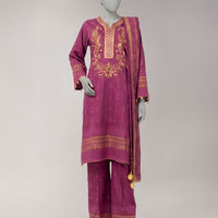 Lawn Multicolor Unstitched Suit - J. Junaid Jamshed