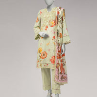 Dobby Multicolor Unstitched Suit - J. Junaid Jamshed