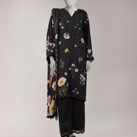 Dobby Multi Unstitched Suit - J. Junaid Jamshed
