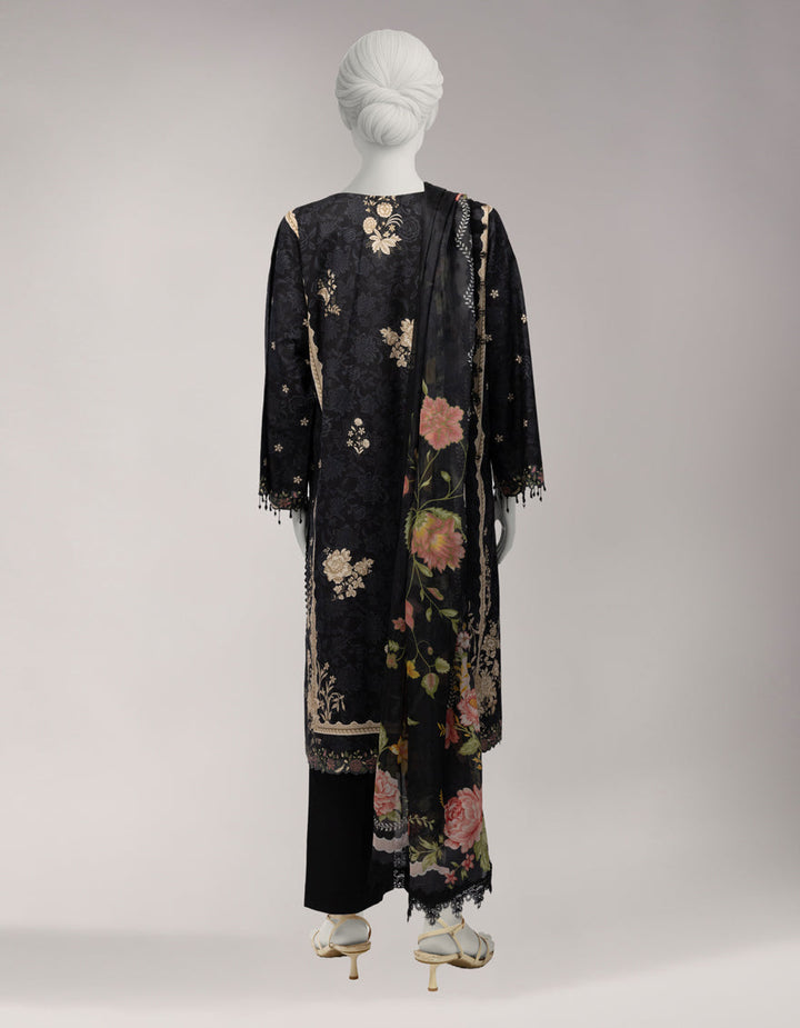 Lawn Multicolor Unstitched Suit - J. Junaid Jamshed