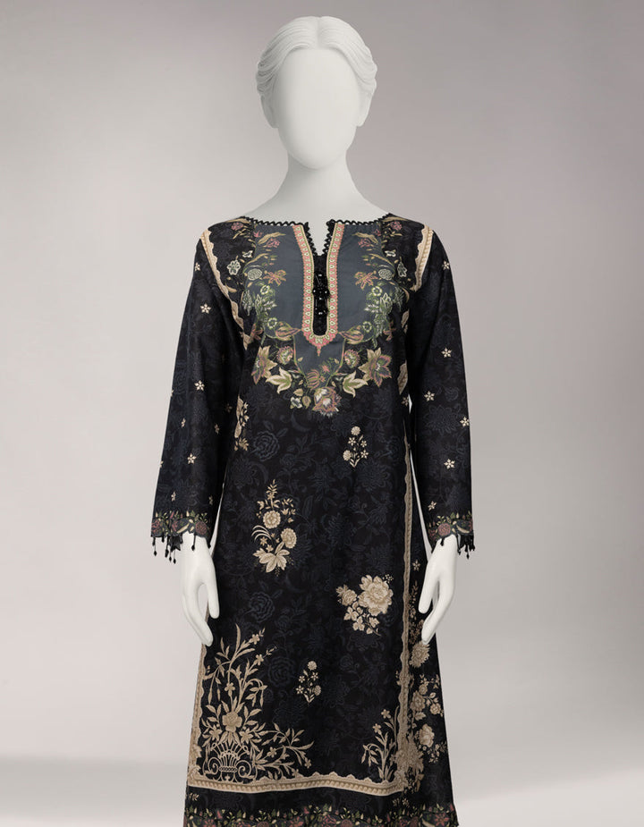 Lawn Multicolor Unstitched Suit - J. Junaid Jamshed
