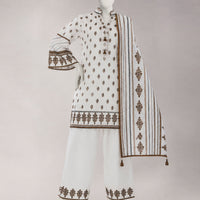 Lawn Multicolor Unstitched Suit - J. Junaid Jamshed