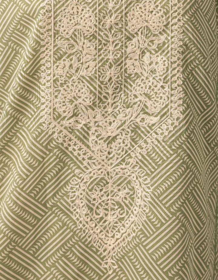 Lawn Multicolor Unstitched Suit - J. Junaid Jamshed