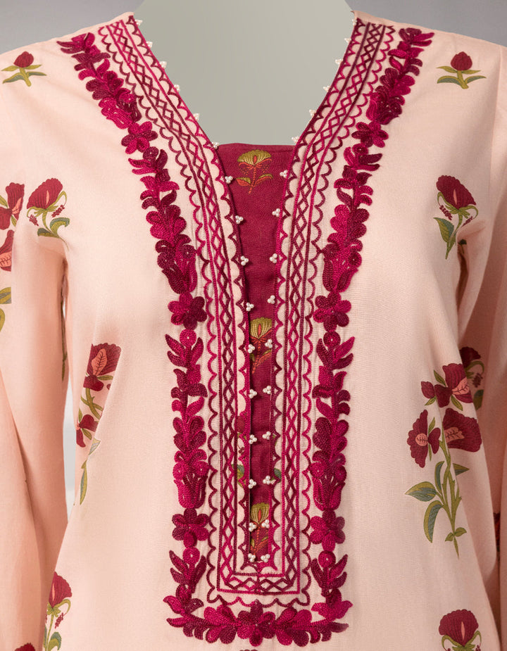 Lawn Multicolor Unstitched Suit - J. Junaid Jamshed