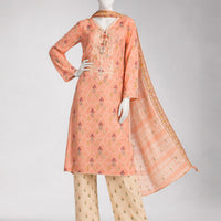 Lawn Multicolor Unstitched Suit - J. Junaid Jamshed