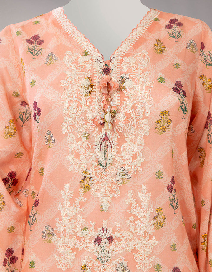 Lawn Multicolor Unstitched Suit - J. Junaid Jamshed