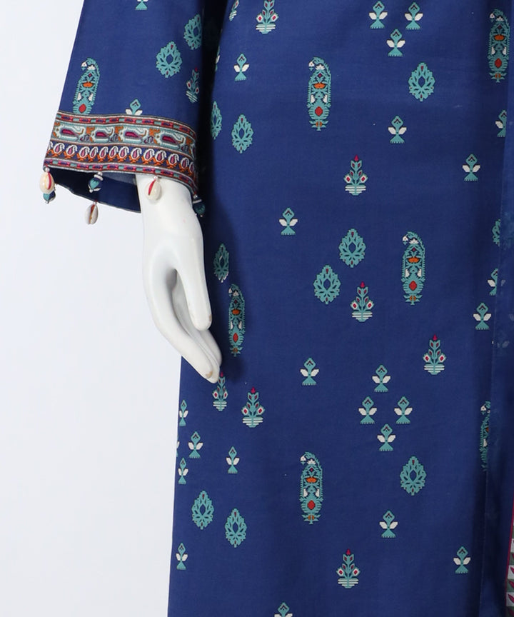Lawn Multicolor Unstitched Suit - J. Junaid Jamshed