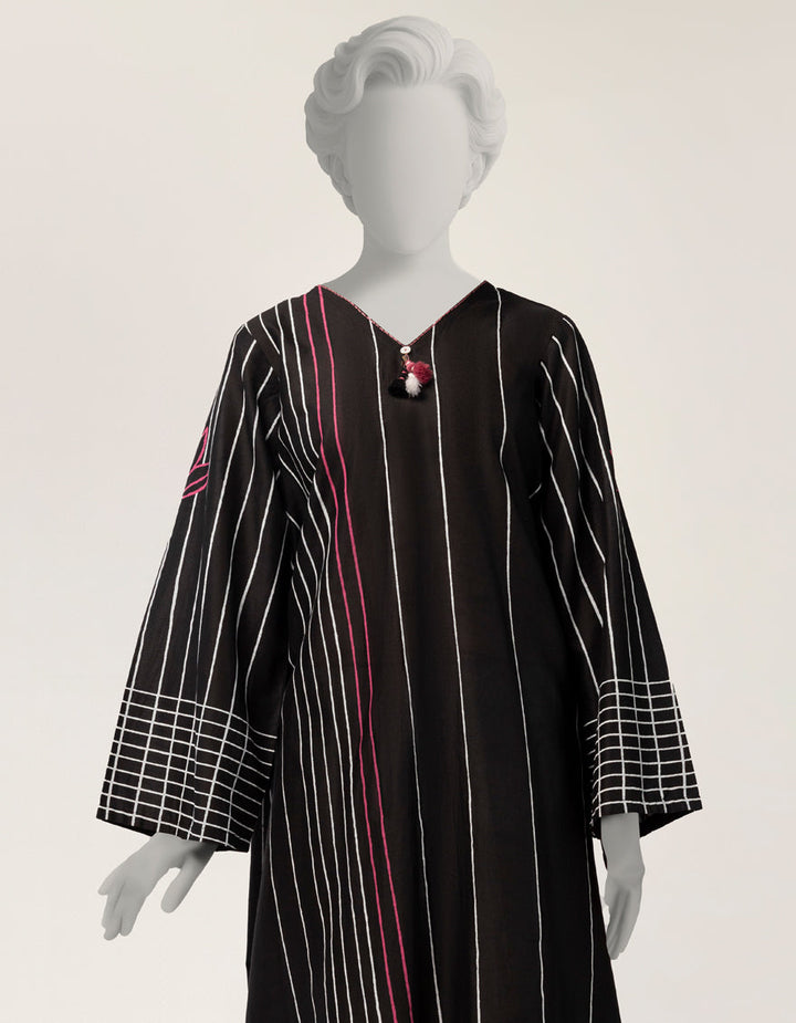 Lawn Black Kurti - J. Junaid Jamshed