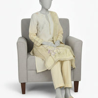 Maple Silk Multicolor Stitched Suit - J. Junaid Jamshed