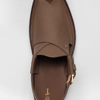 Plain Camel Brown Footwear - J. Junaid Jamshed