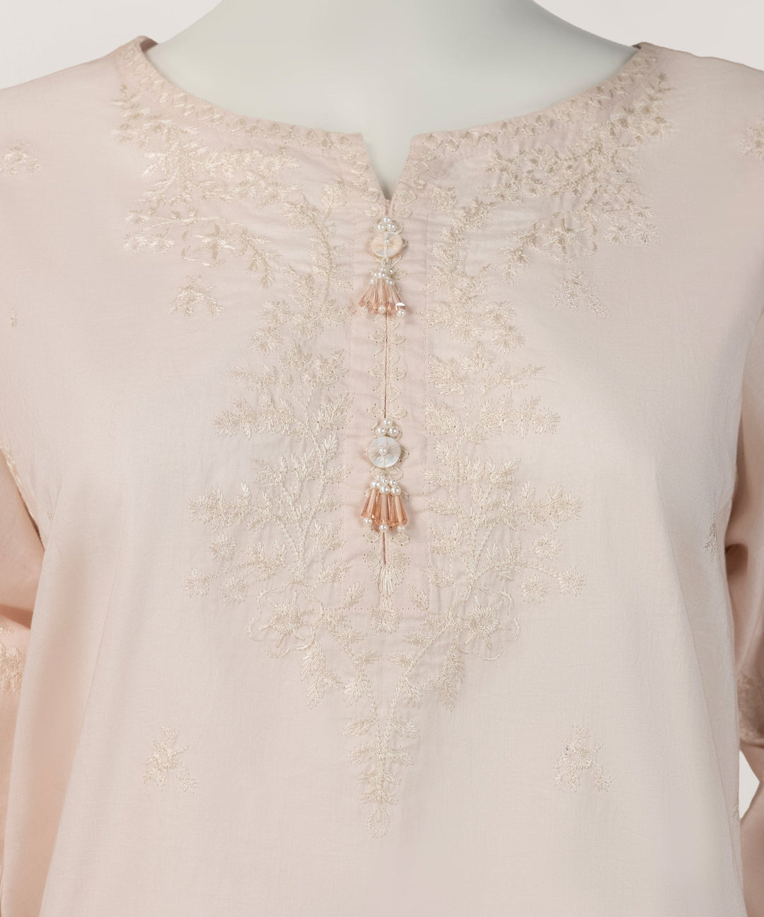 Lawn Pink Stitched Suit - J. Junaid Jamshed